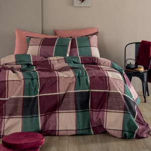 Σετ Σεντόνια Υπέρδιπλα Flannel Beauty FB0237 240X265 Palamaiki
