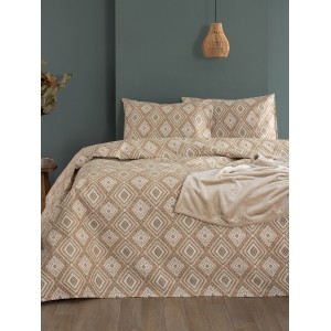 Σετ Σεντόνια Υπέρδιπλα Flannel Beauty FB0238 240X265 Palamaiki