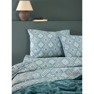 Σετ Σεντόνια Υπέρδιπλα Flannel Beauty FB0239 240X265 Palamaiki