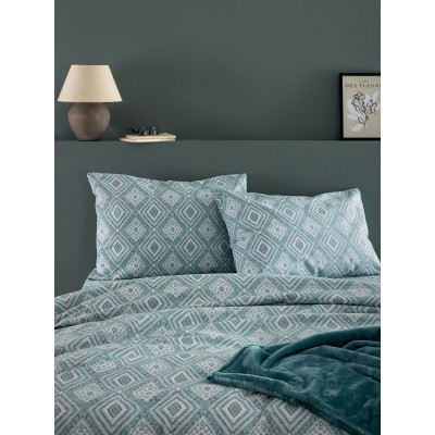 Σετ Σεντόνια Υπέρδιπλα Flannel Beauty FB0239 240X265 Palamaiki