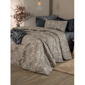 Σετ Σεντόνια Υπέρδιπλα Flannel Beauty FB0240 240X265 Palamaiki