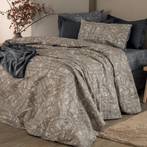 Σετ Σεντόνια Υπέρδιπλα Flannel Beauty FB0240 240X265 Palamaiki