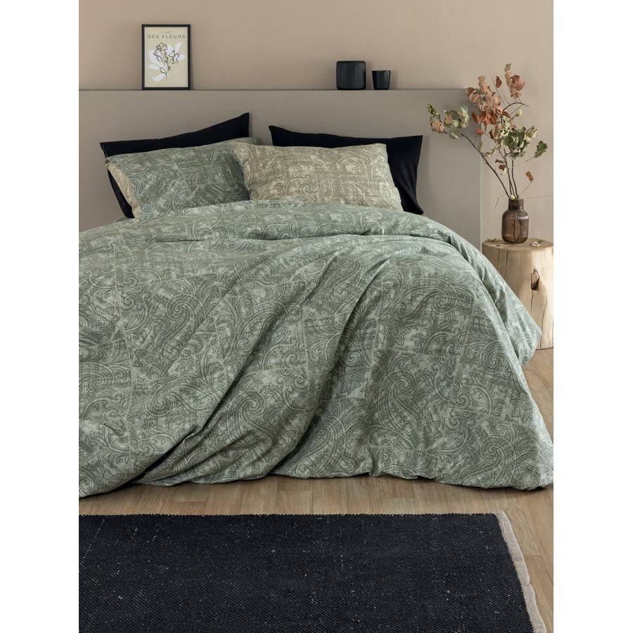 Σετ Σεντόνια Υπέρδιπλα Flannel Beauty FB0241 240X265 Palamaiki