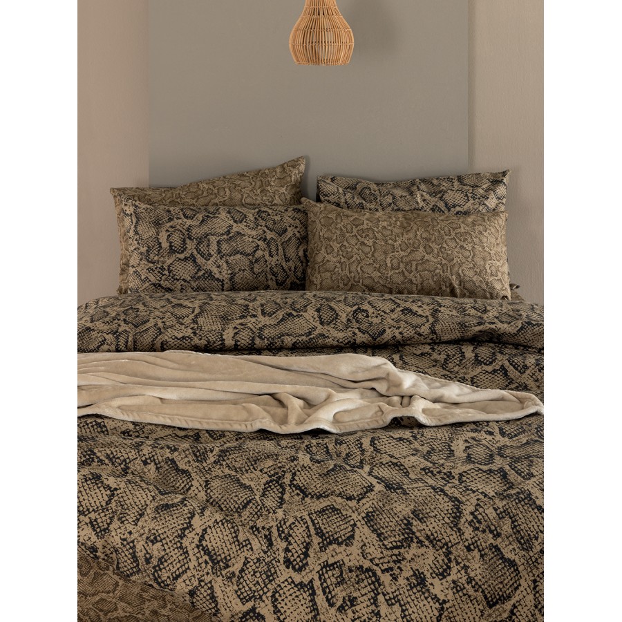 Σετ Σεντόνια Υπέρδιπλα Flannel Beauty FB0243 240X265 Palamaiki