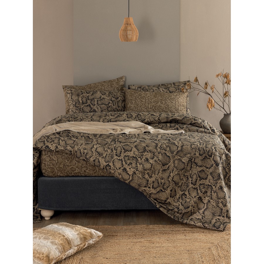 Σετ Σεντόνια Υπέρδιπλα Flannel Beauty FB0243 240X265 Palamaiki