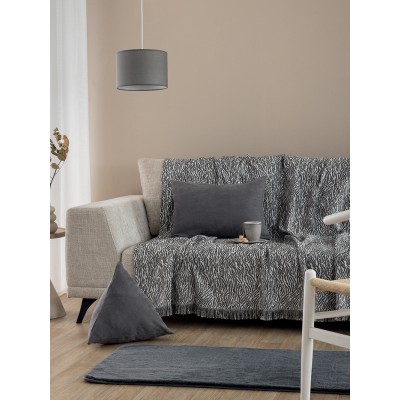 Ταπέτο κρεβατοκάμαρας Rugs Collection Lagos Grey 60X140 Palamaiki