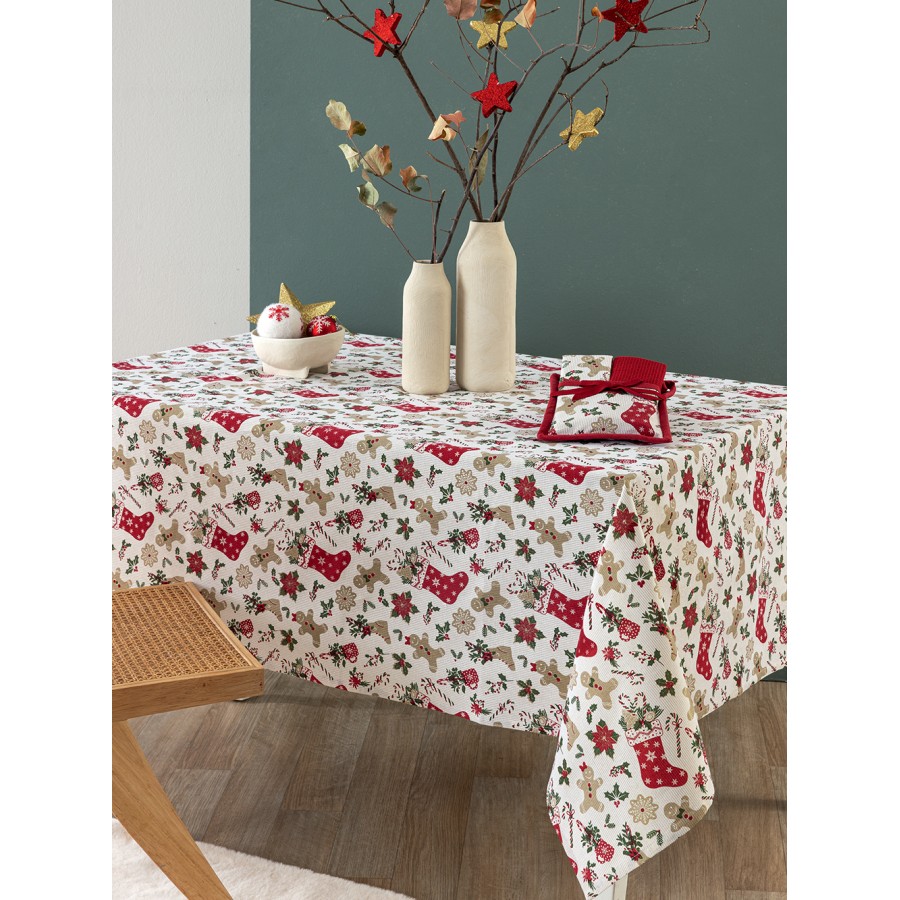 Τραπεζομάντηλο Christmas Collection CC102 140X180 Palamaiki