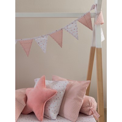 Διακοσμητικά σημαιάκια Bon Bon 240cm BB100-BB101 Rose Palamaiki