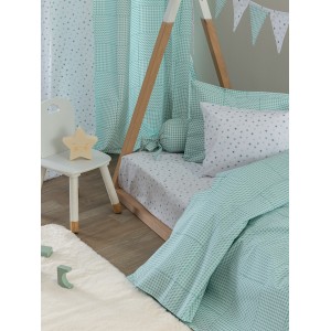 Πάπλωμα Κούνιας Bon Bon 110x150 BB100 Aqua Palamaiki