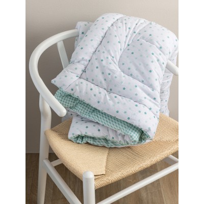 Πάπλωμα Κούνιας Bon Bon 110x150 BB101 Aqua Palamaiki