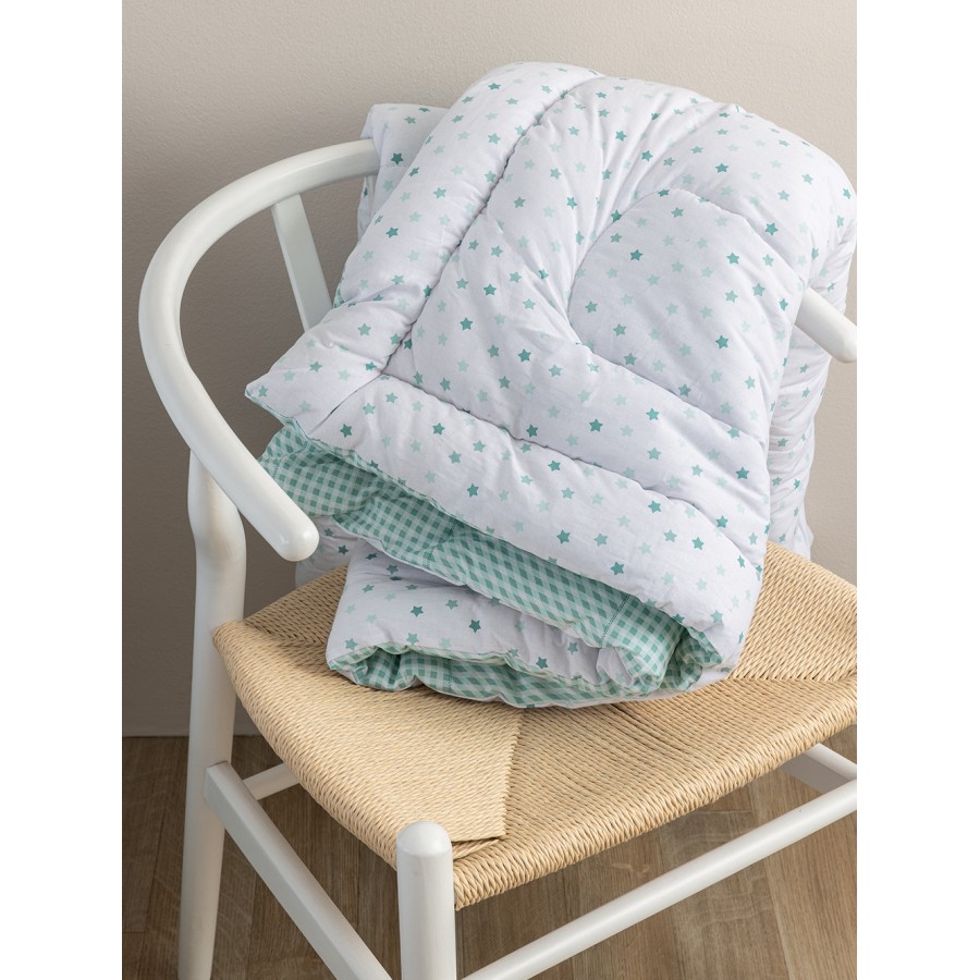 Πάπλωμα Κούνιας Bon Bon 110x150 BB101 Aqua Palamaiki