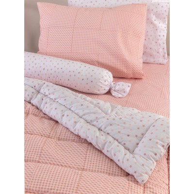 Πάπλωμα Μονό Bon Bon 160x240 BB100 Rose Palamaiki