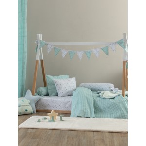 Σεντόνια Λίκνου 80x110 BB100 Aqua Palamaiki