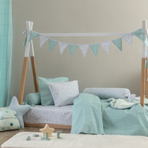 Σεντόνια Λίκνου 80x110 BB100 Aqua Palamaiki Σεντόνια Λίκνου 80x110 BB100 Aqua Palamaiki