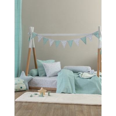 Σεντόνια Λίκνου 80x110 BB100 Aqua Palamaiki