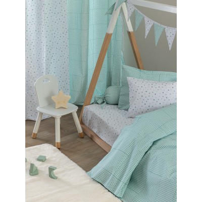 Σεντόνια Λίκνου 80x110 BB101 Aqua Palamaiki Σεντόνια Λίκνου 80x110 BB101 Aqua Palamaiki