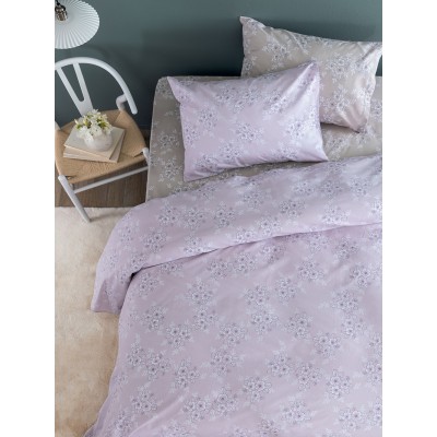 Σετ Μονά Σεντόνια Fashion Life 170x260 FL6281 Χωρίς Λάστιχο Palamaiki