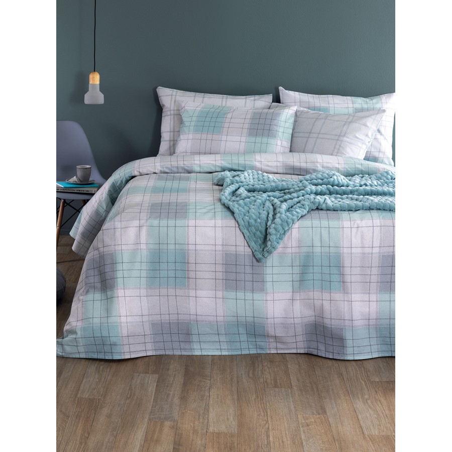 Σετ Μονά Σεντόνια Fashion Life 170x260 FL6282 Με Λάστιχο Palamaiki