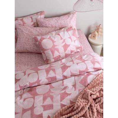 Σετ Μονά Σεντόνια Fashion Life 170x260 FL6289 Χωρίς Λάστιχο Palamaiki