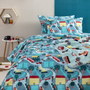 Σετ Μονά Σεντόνια My Kingdom 170x260 MK771 Χωρίς Λάστιχο Palamaiki