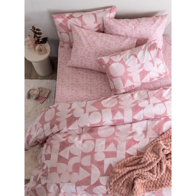 Σετ Παπλωματοθήκη Υπέρδιπλη Fashion Life 240x250 FL6289 Palamaiki