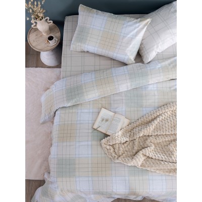 Σετ Υπέρδιπλα Σεντόνια Fashion Life 240x260 FL6283 Με Λάστιχο Palamaiki