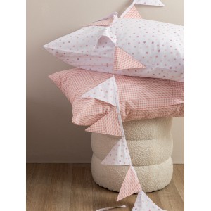 Ζεύγος Μαξιλαροθήκες 52x72 BB101 Rose Palamaiki