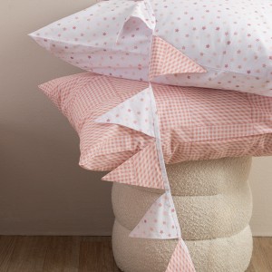 Ζεύγος Μαξιλαροθήκες 52x72 BB101 Rose Palamaiki