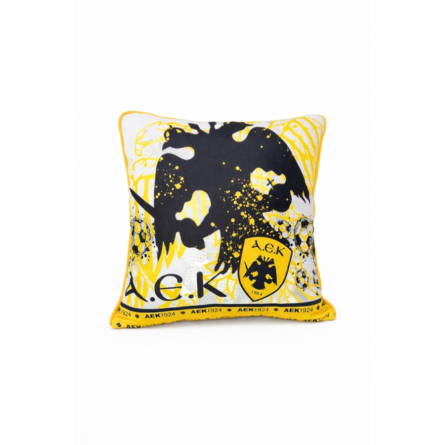 Διακοσμητική μαξιλαροθήκη AEK 43X43 Palamaiki Διακοσμητική μαξιλαροθήκη AEK 43X43 Palamaiki