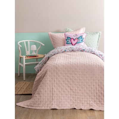 Κουβερλί ημίδιπλο 160x240 NICO/2 PINK