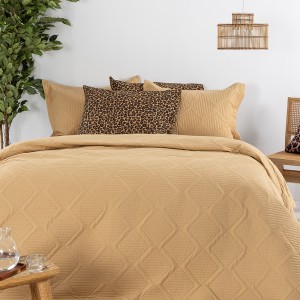 Κουβερλί ημίδιπλο 160x240 SAM LATTE