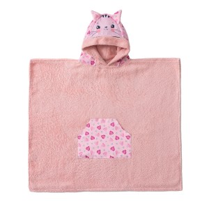 Παιδική πετσέτα με κουκούλα  Kitty 70X120 Palamaiki