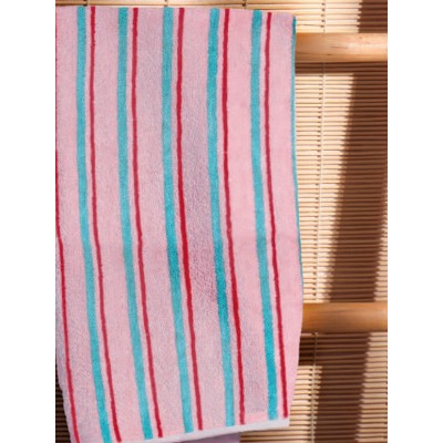 Πετσέτα Προσώπου Towels Collection Strip Pink 50X90 Palamaiki Πετσέτα Προσώπου Towels Collection Strip Pink 50X90 Palamaiki
