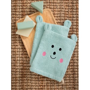 Σετ γάντια μπάνιου πετσετέ Baby Bath  BG100 Aqua 17X23 Palamaiki