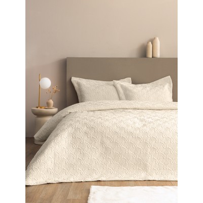 Σετ Κουβερλί Νυφικό 240x260 WED104  White 240X260 Palamaiki