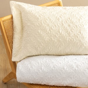 Σετ Κουβερλί Νυφικό 240x260 WED105  White 240X260 Palamaiki