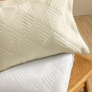 Σετ Κουβερλί Νυφικό 240x260 WED106  Ecru 240X260 Palamaiki