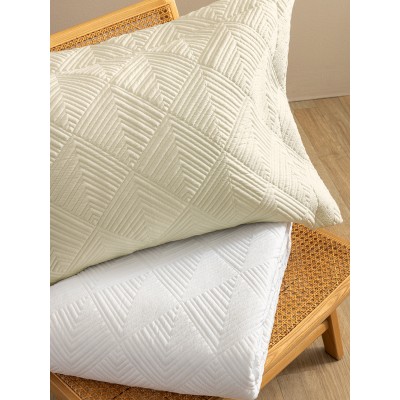 Σετ Κουβερλί Νυφικό 240x260 WED106  Ecru 240X260 Palamaiki
