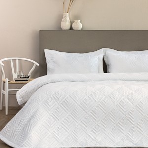Σετ Κουβερλί Νυφικό 240x260 WED106  White 240X260 Palamaiki