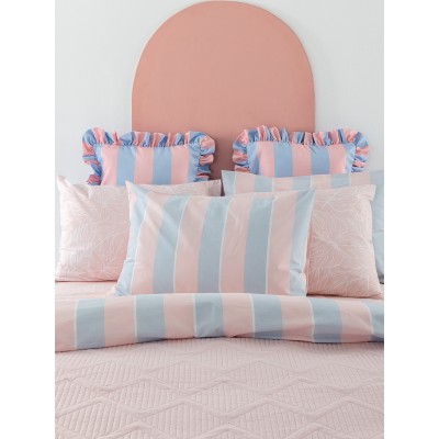 Σετ Μονά Σεντόνια City Life 170x260 CL200 Με Λάστιχο