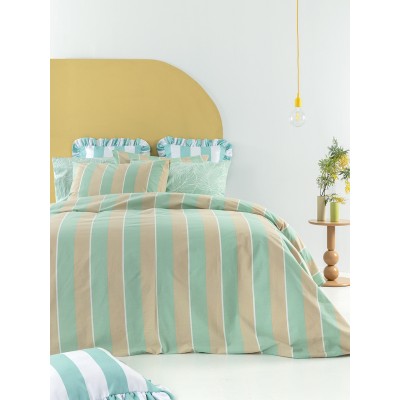 Σετ Μονά Σεντόνια City Life 170x260 CL201 Με Λάστιχο