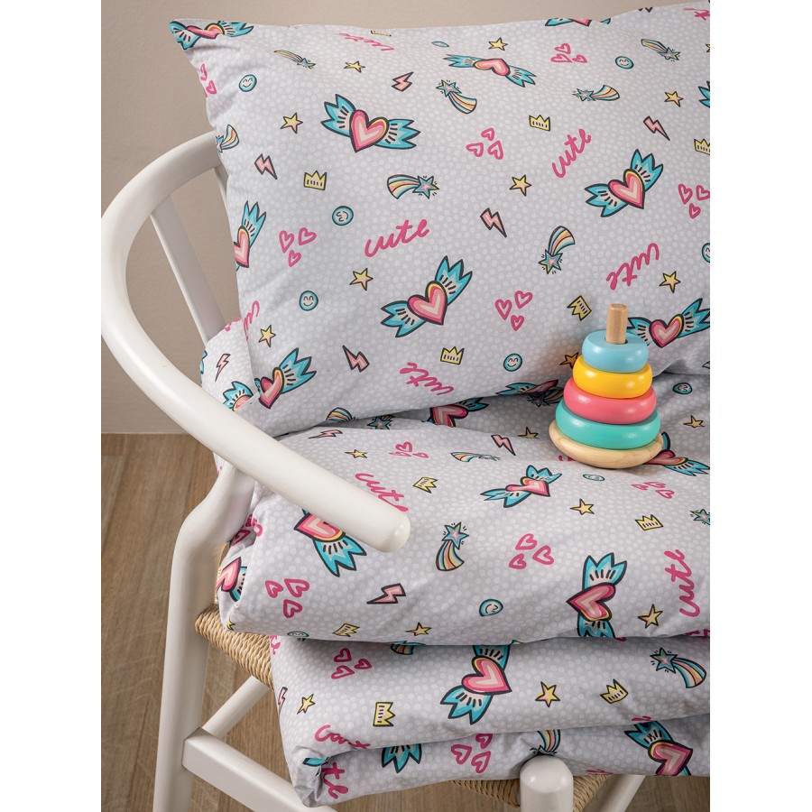 Σετ Μονά Σεντόνια My Kingdom Με λάστιχο MK782 110X200+30 Palamaiki Σετ Μονά Σεντόνια My Kingdom Με λάστιχο MK782 110X200+30 Palamaiki