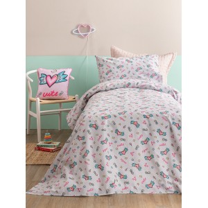 Σετ Μονά Σεντόνια My Kingdom Με λάστιχο MK782 110X200+30 Palamaiki