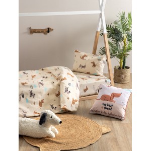 Σετ Μονά Σεντόνια My Kingdom Με λάστιχο MK783 110X200+30 Palamaiki