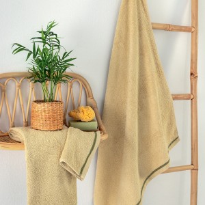 Σετ Πετσέτες 3Τμχ  ROS Beige Palamaiki