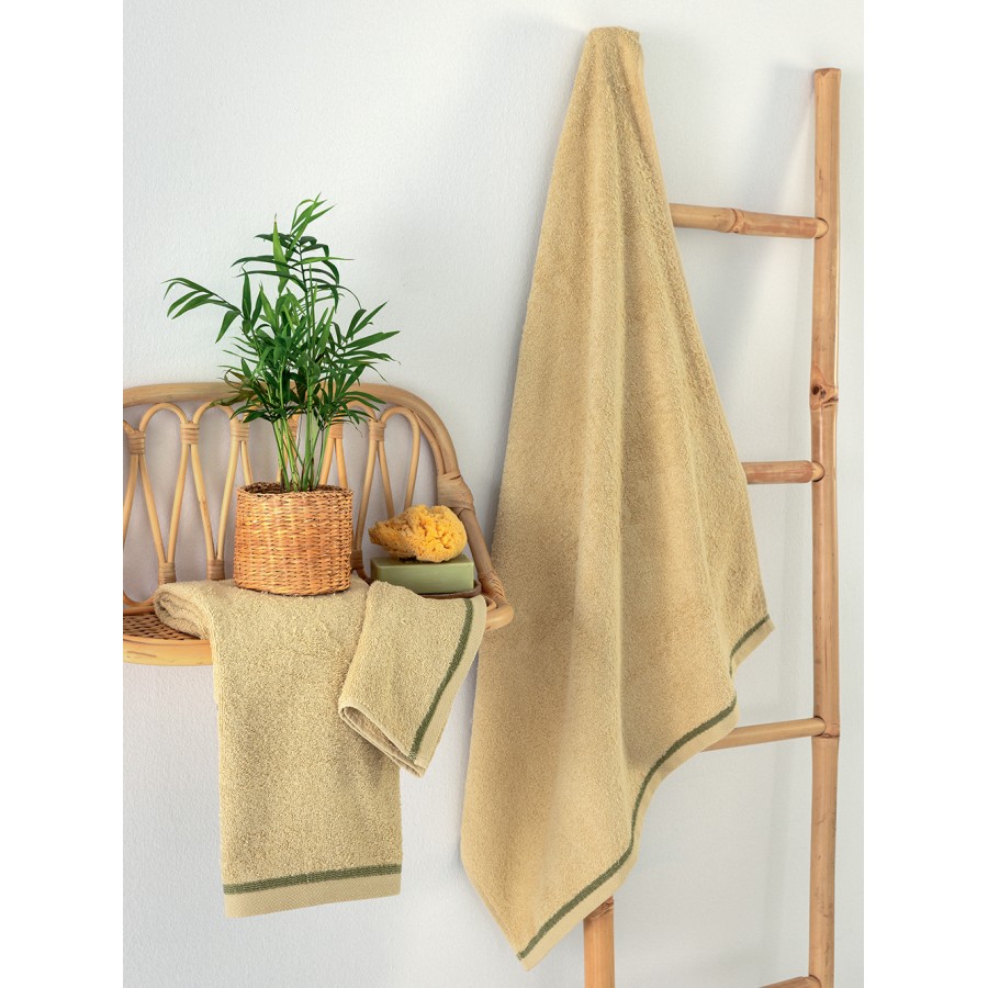 Σετ Πετσέτες 3Τμχ  ROS Beige Palamaiki