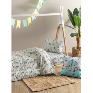 Σετ Σεντόνια Κούνιας My Kingdom Με λάστιχο MK779 70X140+15 Palamaiki