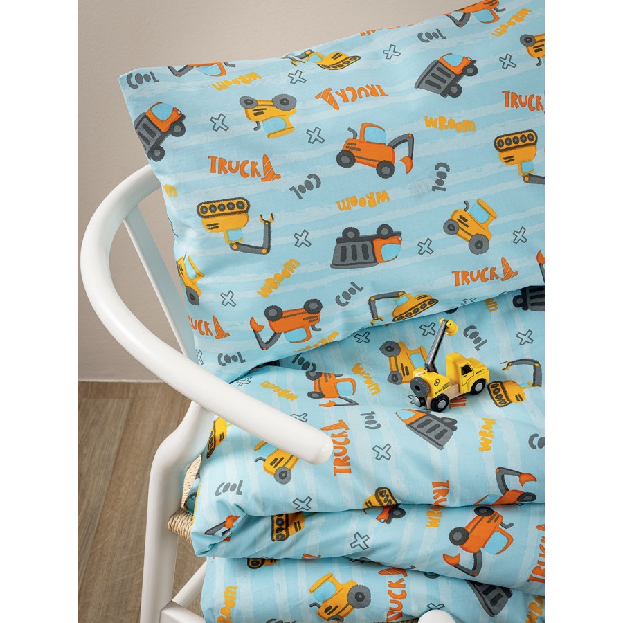 Σετ Σεντόνια Κούνιας My Kingdom Με λάστιχο MK781 70X140+15 Palamaiki