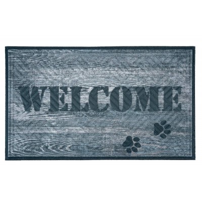 Sdim Αντιολισθητικό Πατάκι Εισόδου Amaron 003 Welcome Paws 45x75εκ.