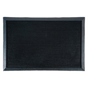 Sdim Αντιολισθητικό Πατάκι Εισόδου από Καουτσούκ Finger Tip Black 46x70εκ.